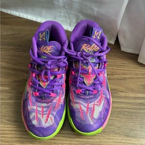 Puma Purple and Neon Athletic Shoes